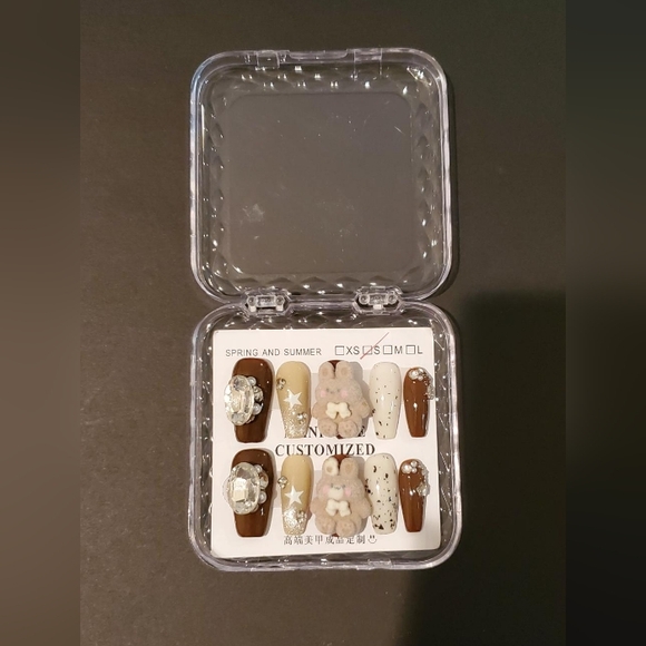 Press on Nails, Full Set, Manicure, Customized, Decorative - Picture 1 of 10